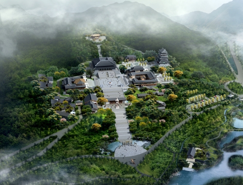 貴陽孔學堂鳥瞰圖
