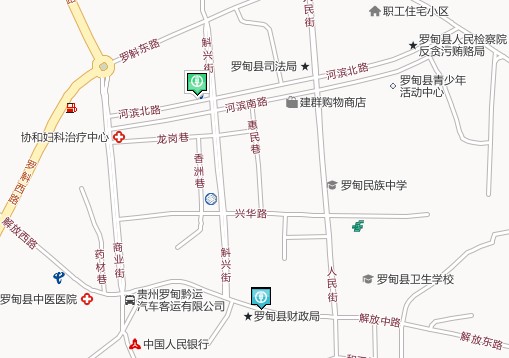 羅甸縣農(nóng)業(yè)銀行營業(yè)網(wǎng)點地圖